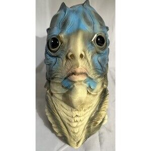 Cosplay Movie The Shape of Water Latex Headgear Mask Costume Halloween Party